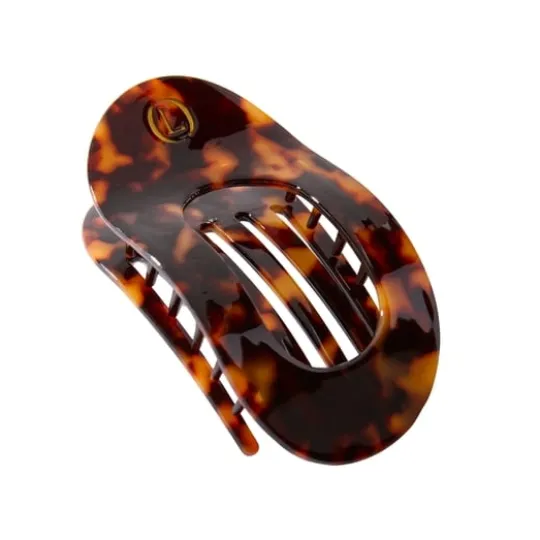 Lenoites Eco-Friendly Flat Hair Clip Bronze Leopard