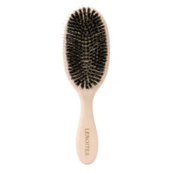 Lenoites Wild Boar Hair Brush with Cleaning Tool Blush