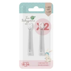 Les Babygators Borsthuvud Refill 18-36 månader 2-pack