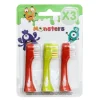 Les Babygators Monsters Refill Borsthuvuden 3-pack