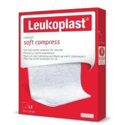 Leukoplast Cutisoft Kompresser 12 st