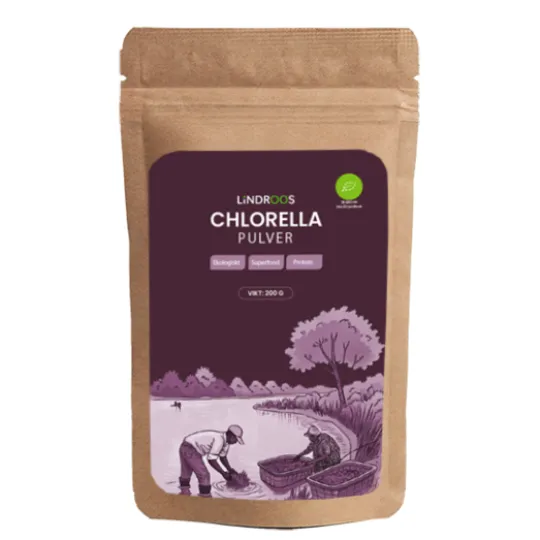 Lindroos Chlorellapulver Ekologiskt 200 g