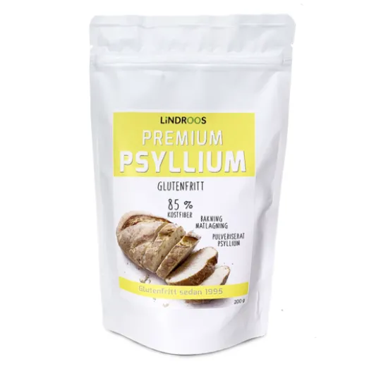 Lindroos Premium Psyllium Pulveriserad 200 g