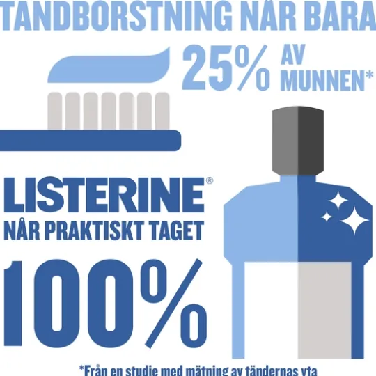 Listerine Advanced White mildare smak 500 ml
