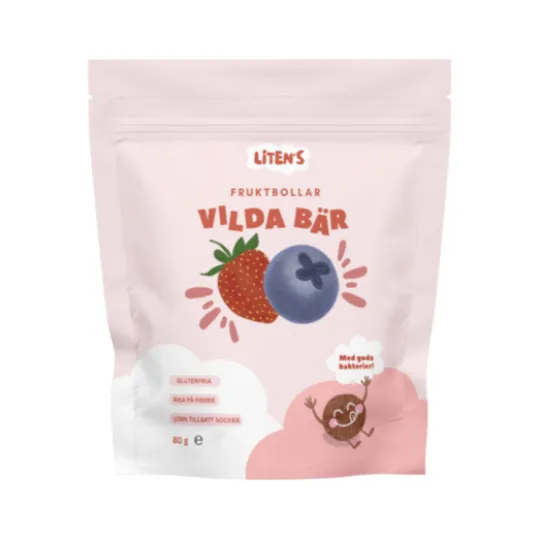 LITEN'S Fruktbollar Vilda bär 80 g