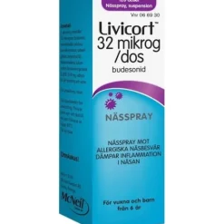 Livicort nässpray 32 mikrogram/dos 120 st