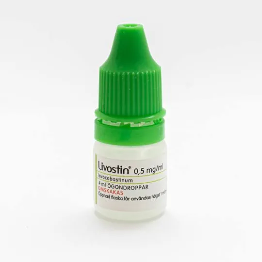 Livostin ögondroppar, suspension 0,5 mg/ml 4 ml