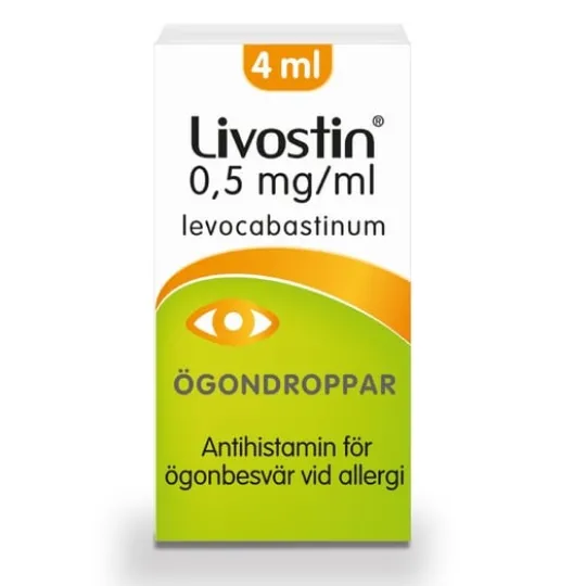 Livostin ögondroppar, suspension 0,5 mg/ml 4 ml