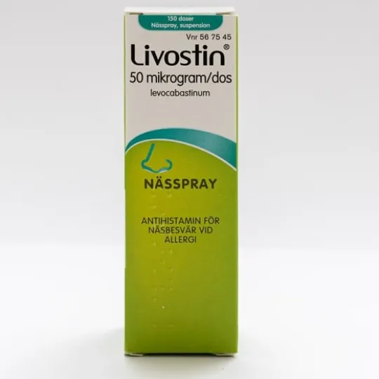 Livostin nässpray, suspension 50 mikrogram/dos, 150 doser