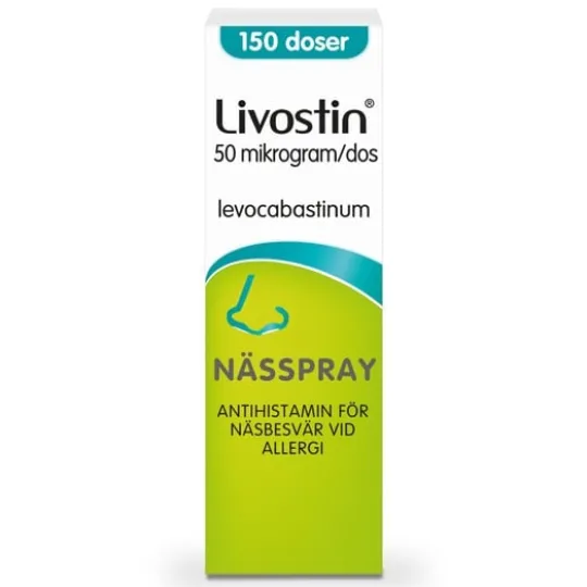 Livostin nässpray, suspension 50 mikrogram/dos, 150 doser