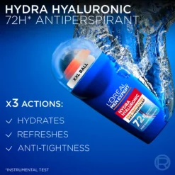 L'Oréal Men Expert Hydra Hyaluronic Deodorant Roll On 50 ml