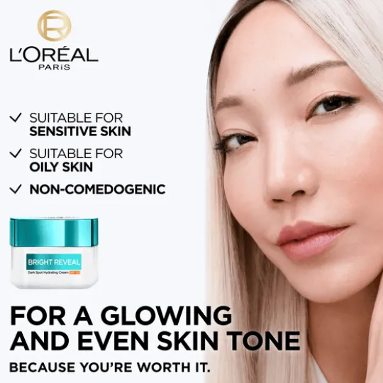L'Oréal Paris Bright Reveal Niacinamide Dark Spot Hydrating Day Cream SPF50 50 ml