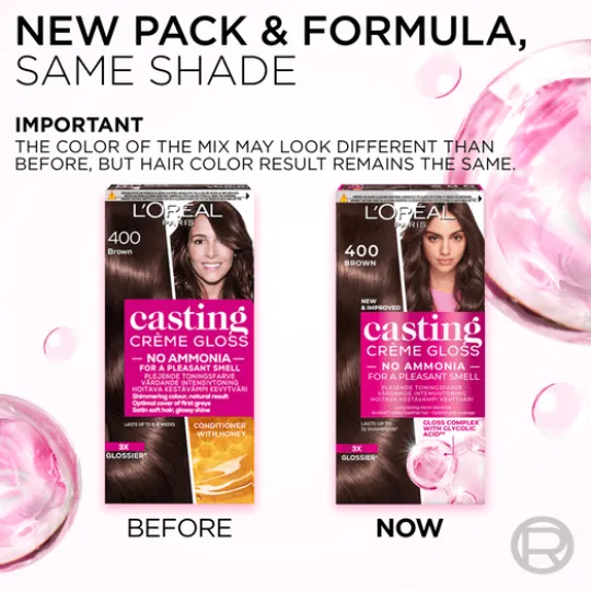 L'Oréal Paris Casting Crème Gloss Semi-Permanent Hårfärg 645 Amber