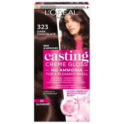 L'Oréal Paris Casting Crème Gloss Semi-Permanent Hårfärg 323 Dark Chocolate