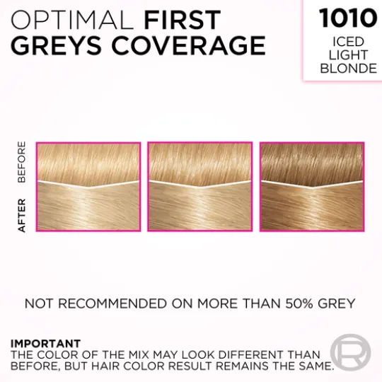 L'Oréal Paris Casting Crème Gloss Semi-Permanent Hårfärg 1010 Iced Light Blonde