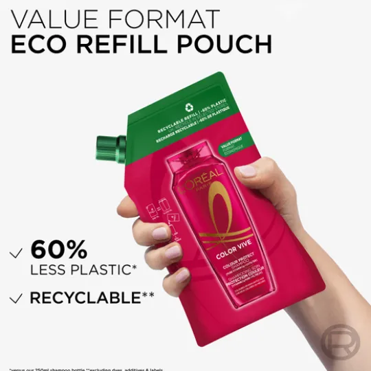 L'Oréal Paris Elvital Color Vive Shampoo Refill för färgat hår 500 ml