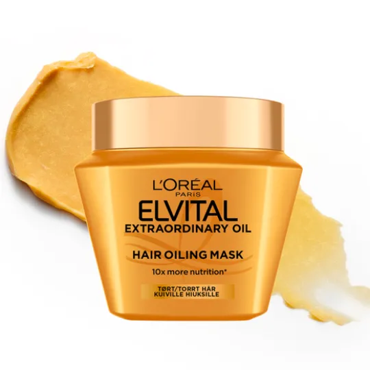 L'Oréal Paris Elvital Extraordinary Oil Hårinpackning för färgat hår 300 ml