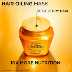L'Oréal Paris Elvital Extraordinary Oil Hårinpackning för färgat hår 300 ml