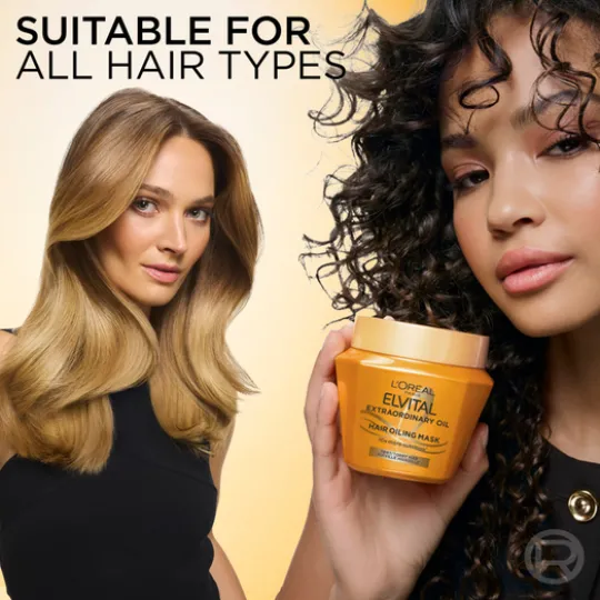 L'Oréal Paris Elvital Extraordinary Oil Hårinpackning för färgat hår 300 ml