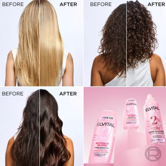 L'Oréal Paris Elvital Glycolic Gloss Shampoo 400 ml