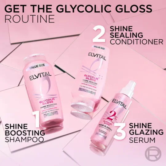 L'Oréal Paris Elvital Glycolic Gloss Shampoo 400 ml