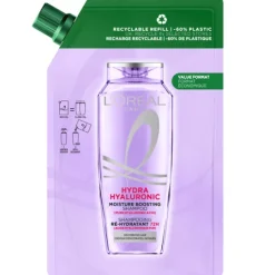 L'Oréal Paris Elvital Hyaluron Plump Shampoo Refill för fuktfattigt hår 500 ml