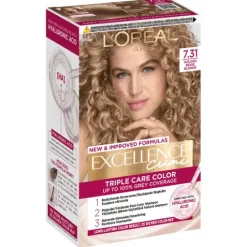 L'Oréal Paris Excellence Creme Permanent Hårfärg 7.31 Golden Beige Blonde