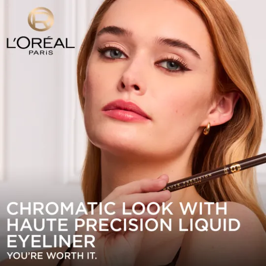 L'Oréal Paris Haute Precision Flytande Eyelinerpenna 020 Brun Leather 1 ml