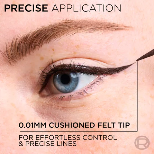 L'Oréal Paris Haute Precision Flytande Eyelinerpenna 020 Brun Leather 1 ml