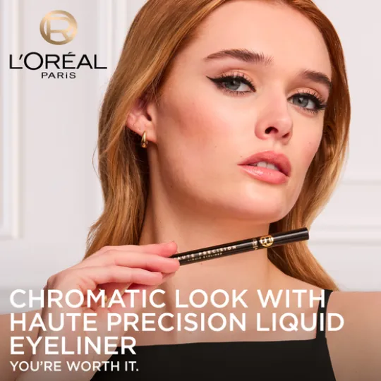 L'Oréal Paris Haute Precision Flytande Eyelinerpenna 010 Noir Silk 1 ml