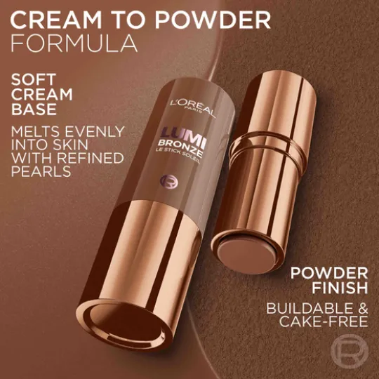L'Oréal Paris Lumi Bronze Le Stick Soleil Bronzerstick Sunset Doré 9 g