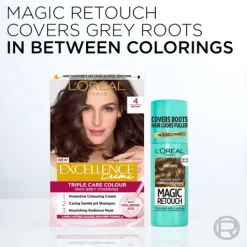 L'Oréal Paris Magic Retouch Direktverkande Hårfärg 2 Dark Brown 75 ml