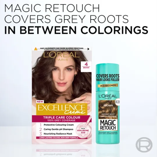 L'Oréal Paris Magic Retouch Direktverkande Hårfärg 6 Mahogany Brown 75 ml