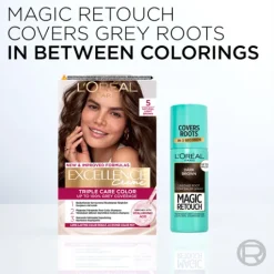 L'Oréal Paris Magic Retouch Direktverkande Hårfärg 1 Black 75 ml