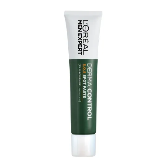 L'Oréal Paris Men Expert Derma Control 2-i-1 punktbehandling & ansiktsmask för oren hud 45 ml