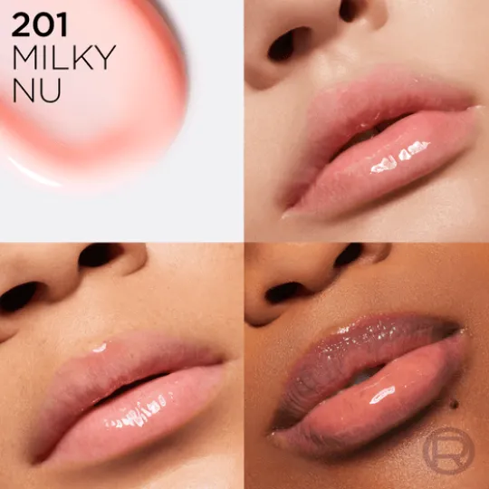 L'Oréal Paris Plump Ambition Hyaluron Lip Oil läppolja 201 Milky Nu 5 ml