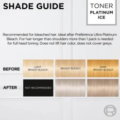 L'Oréal Paris Préférence Le Blonding Acidic Toningsfärg 01 Platinum Ice
