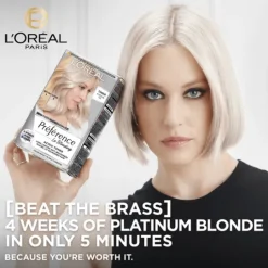 L'Oréal Paris Préférence Le Blonding Acidic Toningsfärg 01 Platinum Ice