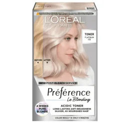L'Oréal Paris Préférence Le Blonding Acidic Toningsfärg 01 Platinum Ice