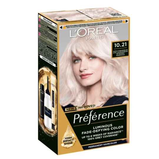 L'Oréal Paris Préférence Permanent Hårfärg 10.21 Stockholm