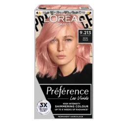 L'Oréal Paris Préférence Vivid Colours Permanent Hårfärg 9.213 Rose Gold