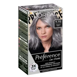 L'Oréal Paris Préférence Vivid Colours Permanent Hårfärg 9.112 Smokey Grey