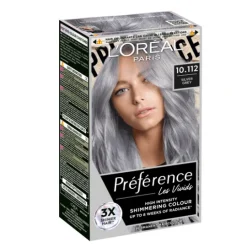 L'Oréal Paris Préférence Vivid Colours Permanent Hårfärg 10112 Silver Grey