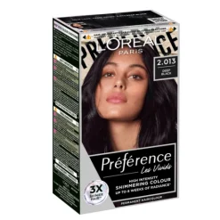 L'Oréal Paris Préférence Vivid Colours Permanent Hårfärg 2.013 Deep Black