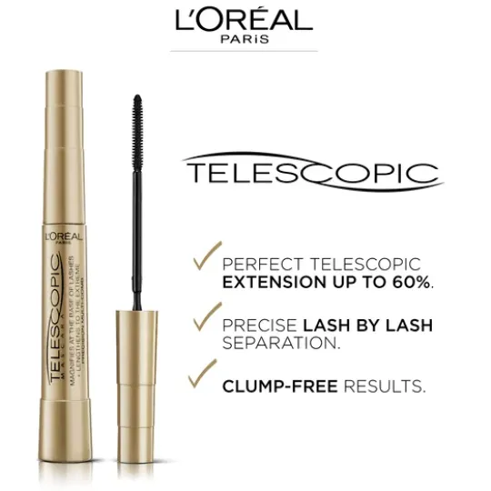 L'Oréal Paris Telescopic Mascara Black 8,4 ml