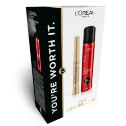 L'Oréal Paris Telescopic Mascara Black & Infaillible 3-Second Setting Mist Gift Box
