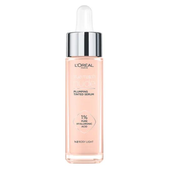 L'Oréal Paris True Match Nude Plumping Tinted Serum 1-2 Rosy Light 30 ml