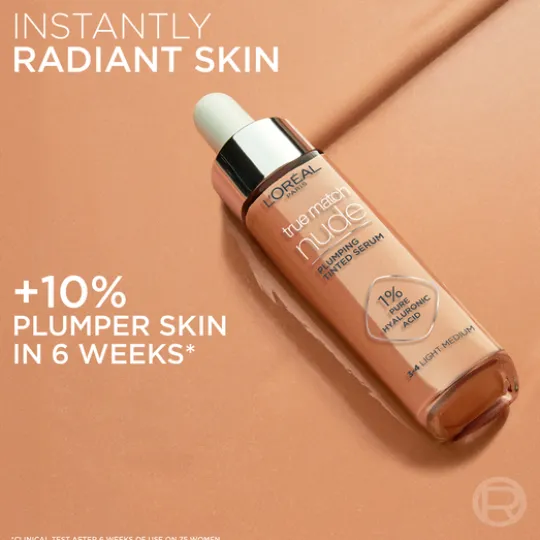 L'Oreal Paris True Match Nude Plumping Tinted Serum 0,5-2 Very Light 30 ml