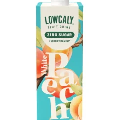 Lowcaly Fruktdryck White Peach 1000 ml