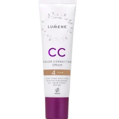 Lumene CC Color Correcting Cream 4 Tan SPF20 30ml